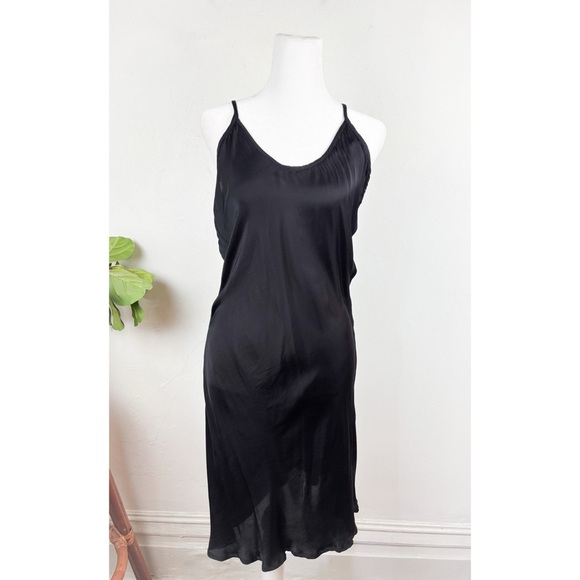 Natalie Martin Black Slip Dress Sz M - Picture 2 of 7